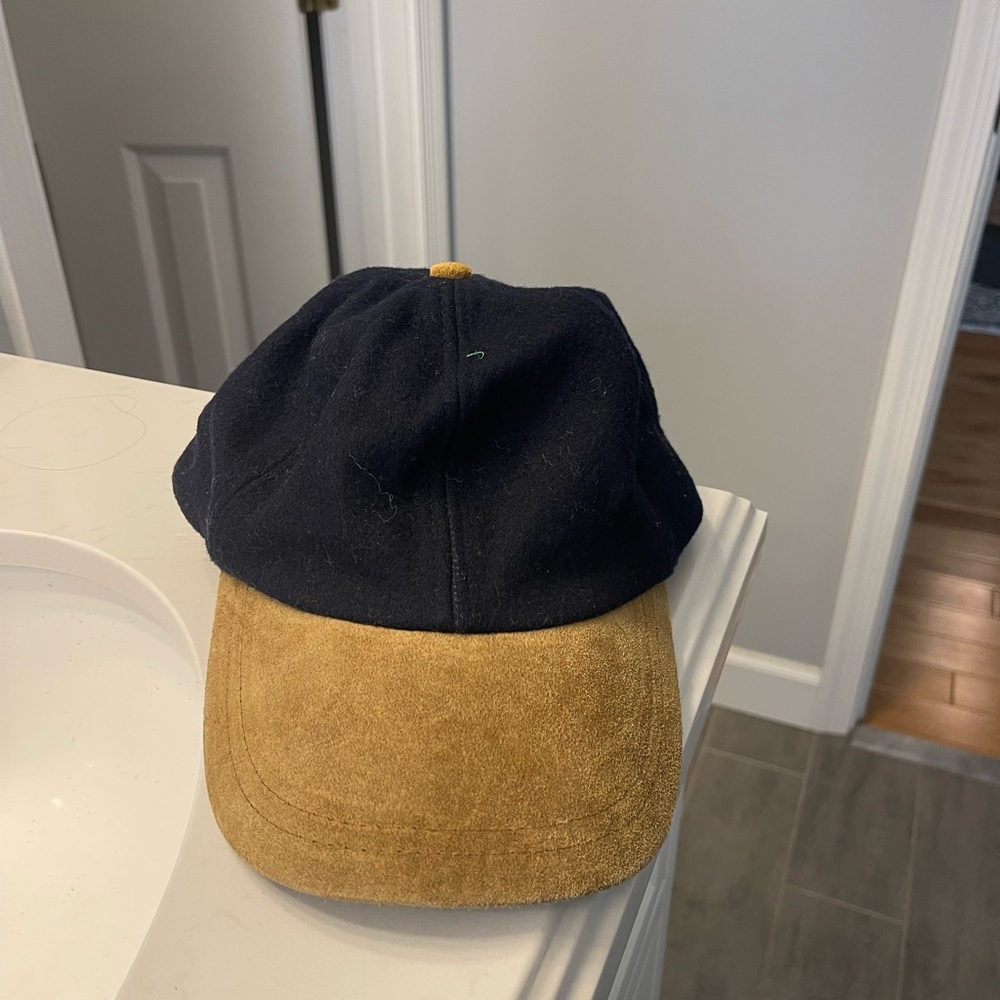 Men's vintage Black and Tan wool hat